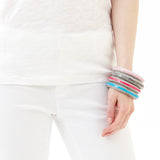 Light Grey Pebble Bangle - Swaziland